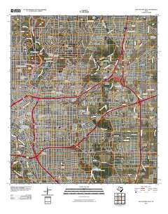 San Antonio East 2010 topographic map thumbnail