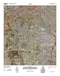 San Antonio West 2010 topographic map thumbnail