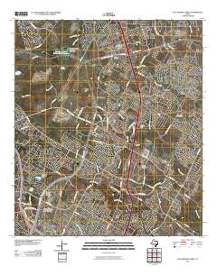Pflugerville West 2010 topographic map thumbnail