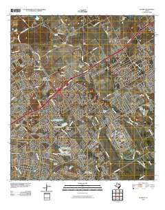 Schertz 2010 topographic map thumbnail