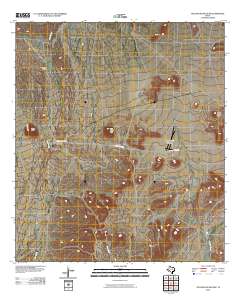 Yellow House Peak 2010 topographic map thumbnail