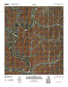 Sixshooter Canyon 2010 topographic map thumbnail