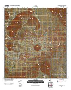 Sombrero Peak 2011 topographic map thumbnail