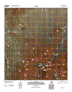 The Basin 2011 topographic map thumbnail