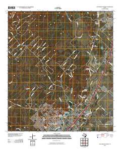 San Marcos North 2010 topographic map thumbnail