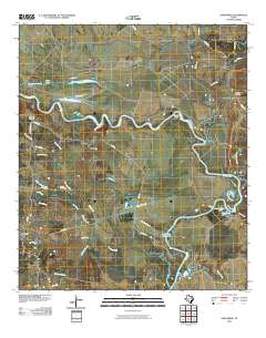 Sand Ridge 2010 topographic map thumbnail