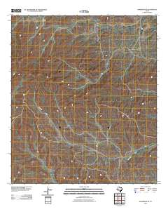 Sanderson NE 2010 topographic map thumbnail