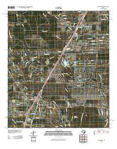 Splendora 2010 topographic map thumbnail