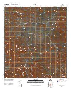 Sauceda Ranch 2010 topographic map thumbnail