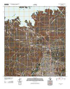 Del Rio NW 2010 topographic map thumbnail