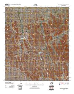 Rock House Draw NW 2010 topographic map thumbnail