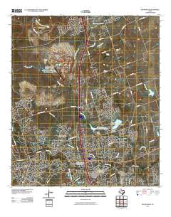 Round Rock 2010 topographic map thumbnail