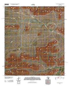 Cap Rock Butte 2010 topographic map thumbnail