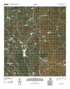 Briscoe Ranch 2010 topographic map thumbnail