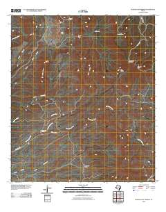 Ruidosa Hot Springs 2010 topographic map thumbnail