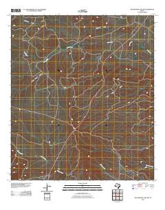 San Esteban Lake SW 2010 topographic map thumbnail