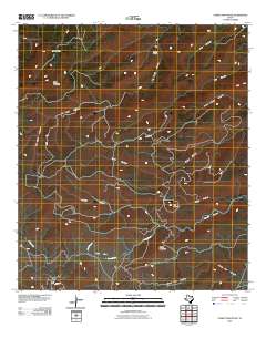Casket Mountain 2010 topographic map thumbnail
