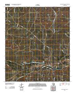 Clear Creek Lake 2010 topographic map thumbnail
