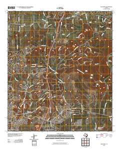 Bulverde 2010 topographic map thumbnail