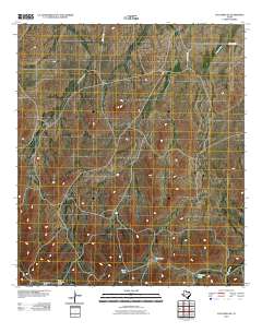 Cave Mesa SE 2010 topographic map thumbnail