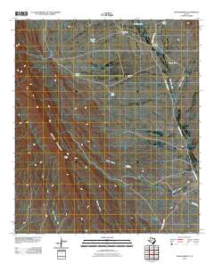 Cedar Arroyo 2010 topographic map thumbnail
