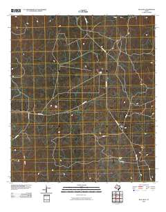 Blue Hills 2010 topographic map thumbnail
