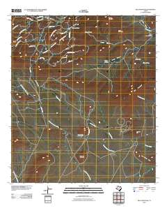 Blue Mountain 2010 topographic map thumbnail