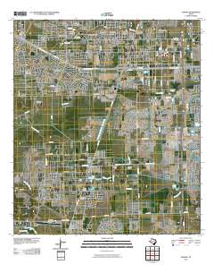 Almeda 2010 topographic map thumbnail