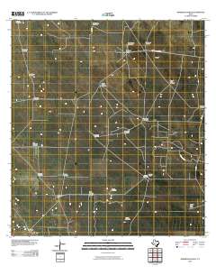 Borregos Ranch 2010 topographic map thumbnail