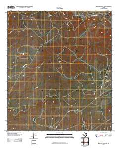 Brackettville NE 2010 topographic map thumbnail