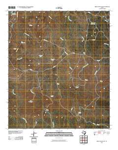 Brady Mountain 2010 topographic map thumbnail