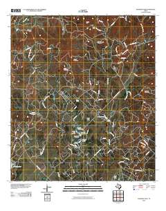 Bandera Pass 2010 topographic map thumbnail