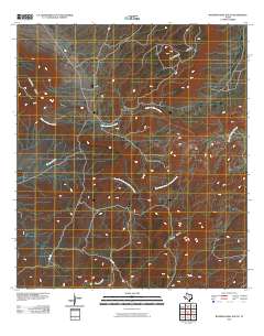 Bandera Mesa South 2010 topographic map thumbnail