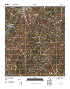 Brady South 2010 topographic map thumbnail