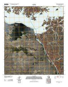 Amistad Dam 2010 topographic map thumbnail