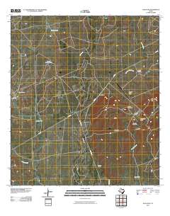 Anacacho 2010 topographic map thumbnail