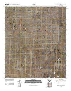 Barrilla Draw North 2010 topographic map thumbnail