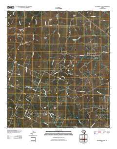 Blackwell Lake 2010 topographic map thumbnail