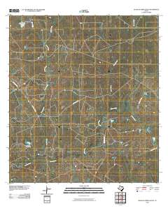 Blancas Creek South 2010 topographic map thumbnail