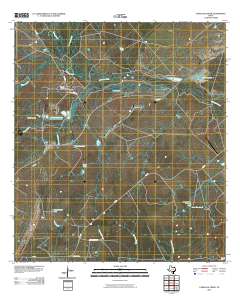 Caballos Creek 2010 topographic map thumbnail