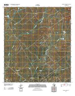 Chargos Creek 2010 topographic map thumbnail
