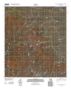 Cuesta Del Burro East 2010 topographic map thumbnail