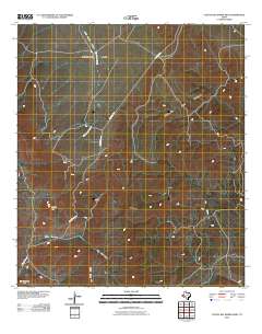 Cuesta Del Burro West 2010 topographic map thumbnail