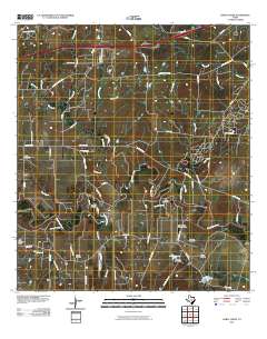 Darst Creek 2010 topographic map thumbnail