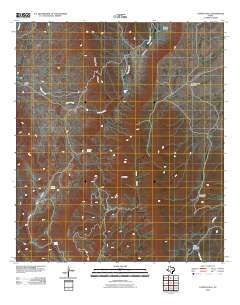 Capote Falls 2010 topographic map thumbnail