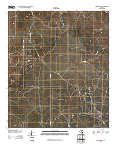 Christoval SE 2010 topographic map thumbnail