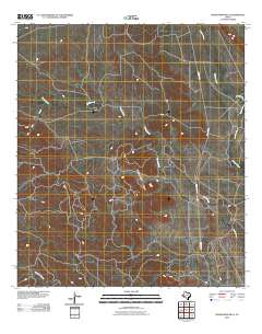 Frenchman Hills 2010 topographic map thumbnail