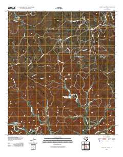 Echo Hill Ranch 2010 topographic map thumbnail
