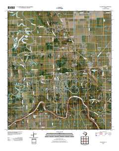 Fulshear 2010 topographic map thumbnail