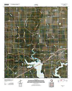 Ganado 2010 topographic map thumbnail